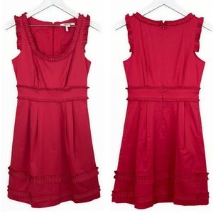 Max & Cleo‎ Barbie Pink Ruffle Pleated Detail Sleeveless Dress Size 4